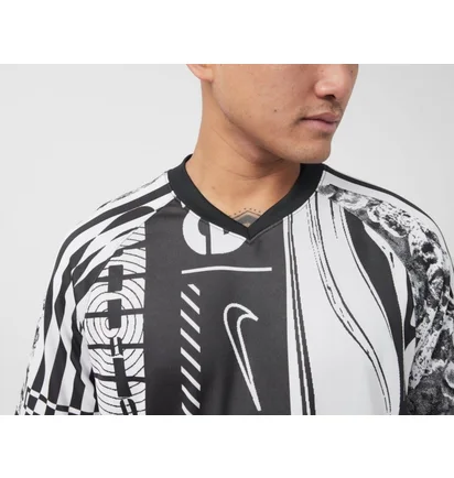 Футболка мужская Nike Dri-Fit Football Jersey White/Black FN2393-010