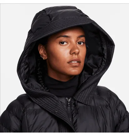 Пуховик жіночий Nike Sportswear Swoosh Puffer Primaloft Black FB8729-010