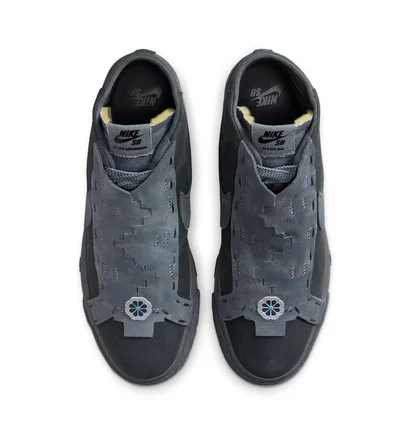 Кросівки унісекс Nike DiOrr Greenwood X Blazer Mid Sb Grey FQ0792-001