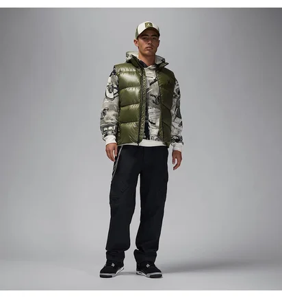 Жилетка чоловіча Air Jordan Flight Down Vest Olive FV7273-222