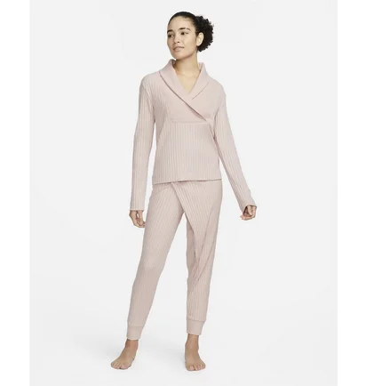 Кофта жіноча Nike Yoga Luxe Pink DD5828-601