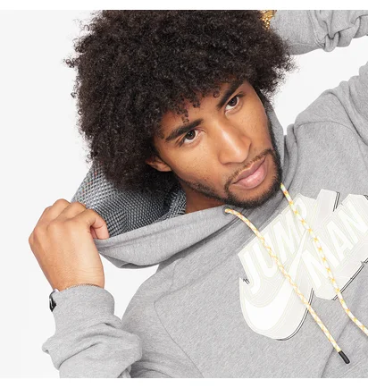 Худи мужское Air Jordan Jumpman Sweatshirt Hoodie Grey Dm1402-091