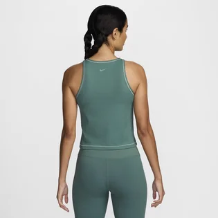 Майка женская Nike W One Fitted Dri-Fit Rib Tank Nv Green FN3077-361