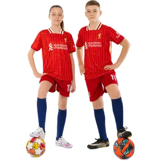 Футбольная форма детская SP-sport Liverpool Salah 11 2025 Red CO-4618