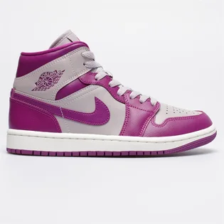 Кроссовки женские Air Jordan 1 Mid Violet/Grey Bq6472-501