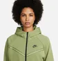 Толстовка жіноча Nike Sportswear Tech Fleece Windrunner Full-Zip Hoodie Olive Cw4298-334