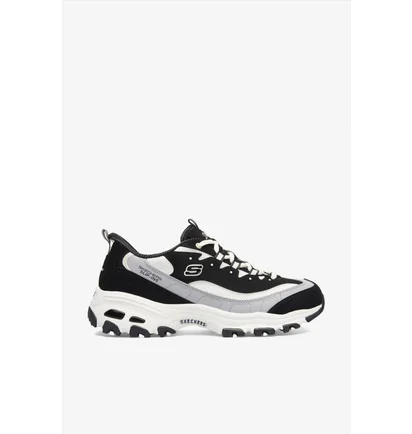 Кроссовки женские Skechers D`Lites Smooth Nostalgia Black/White 150537-BKNT