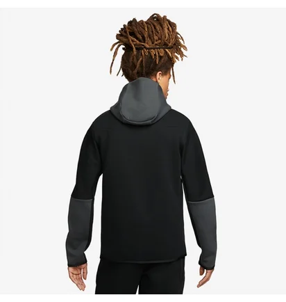 Толстовка чоловіча Nike Sportswear Tech Fleece Full-Zip Hoodie Black DV0537-011
