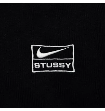 Свитшот унисекс Nike X Stussy Washed Fleece Crewneck Black Do5310-010