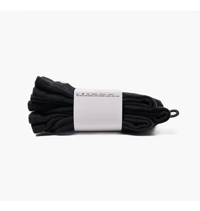 Шкарпетки унісекс Nike U EVERYDAY LTWT CREW (3 пари, неутеплені) Black SX7676-010
