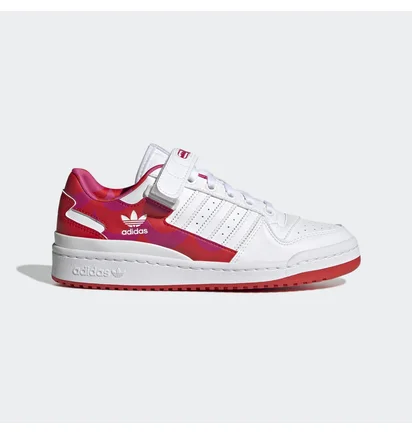 Кроссовки женские Adidas Forum Marimekko Low White/Red H00645