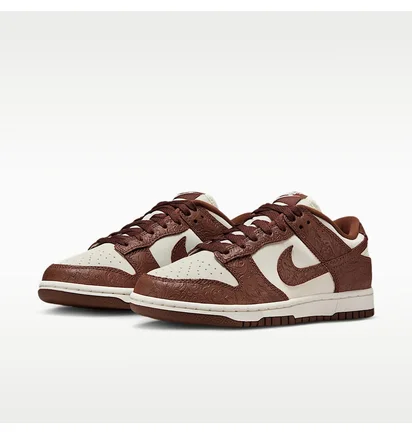 Кросівки жіночі Nike Dunk Low White/Brown IF3944-100