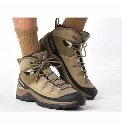 Ботинки мужские Salomon Quest Rove Mid Gtx Olive 471814