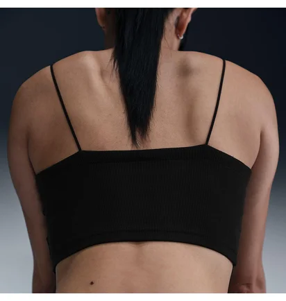 Топ женский Nike Tight Cropped Mini-Rib 2-In-1 Top Black HJ1299-010