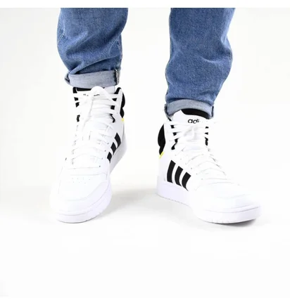 Кроссовки мужские Adidas Hoops 3.0 White Gz4533