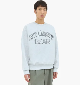 Свитшот унисекс Stussy Gear Grey 1915035-0062