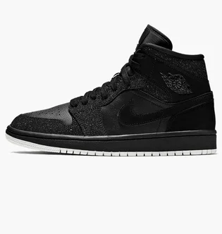 Кросівки жіночі Nike Air Jordan 1 Mid Wmns Snakeskin Black BQ6472-010
