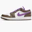 Кросівки чоловічі Air Jordan 1 Low White/Brown 553558-215