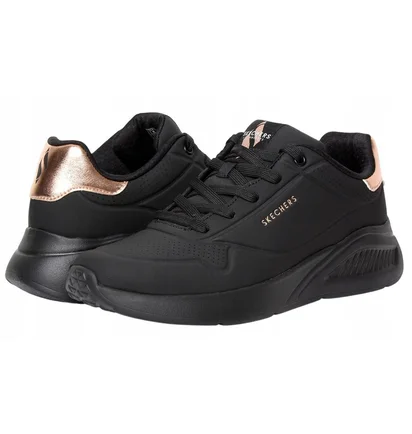 Кросівки жіночі Skechers Uno Lite Shimmer Along Black 177291-BBK