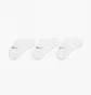 Шкарпетки жіночі Nike U Nk Everyday Plus Ltwt Footie White (3 пари) SX5277-101