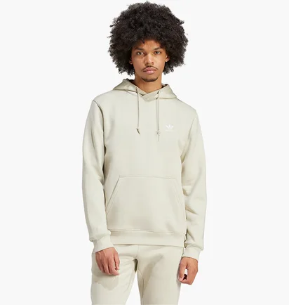 Худи мужское Adidas Trefoil Essentials Hoodie Beige IR7785