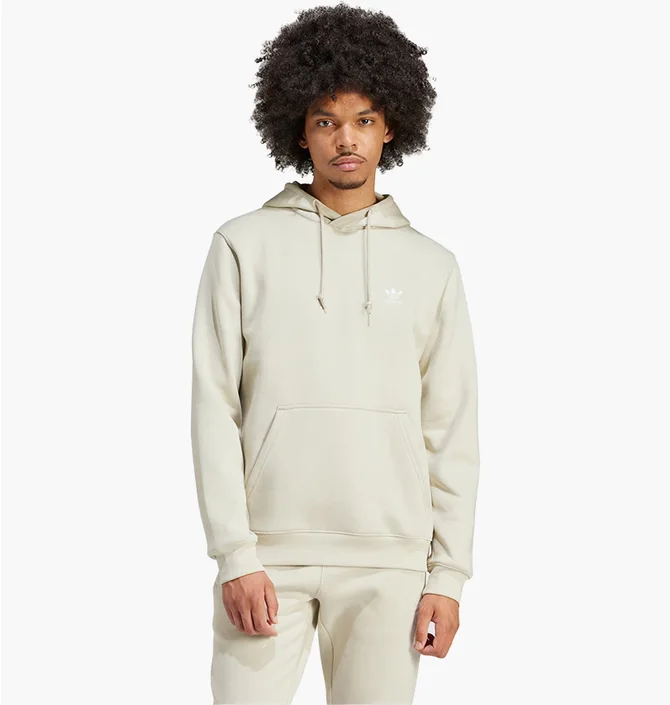 Худи мужское Adidas Trefoil Essentials Hoodie Beige IR7785