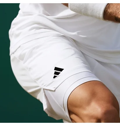 Шорты мужские Adidas Tennis Pro Aeroready Shorts And Inner Shorts White IS8097