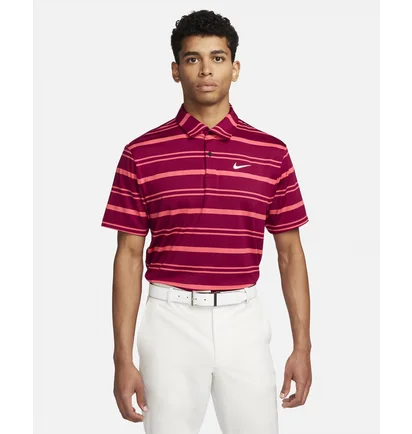 Поло мужское Nike Dri-Fit Tour Striped Golf Polo Violet DR5300-620