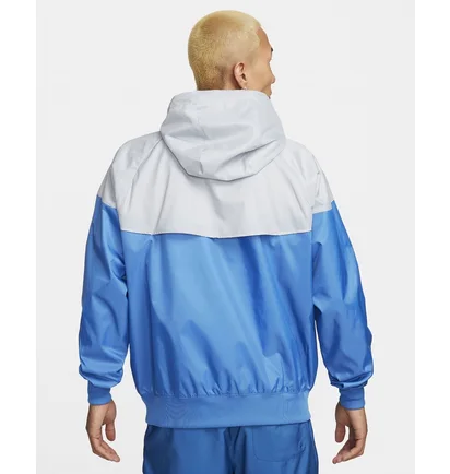 Куртка мужская Nike Sportswear Windrunner Hooded Jacket Light Blue/White DA0001-402