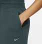Штани жіночі Nike Dri-Fit One High-Waisted 7/8 French Terry Graphic Pants Turquoise FB5575-328
