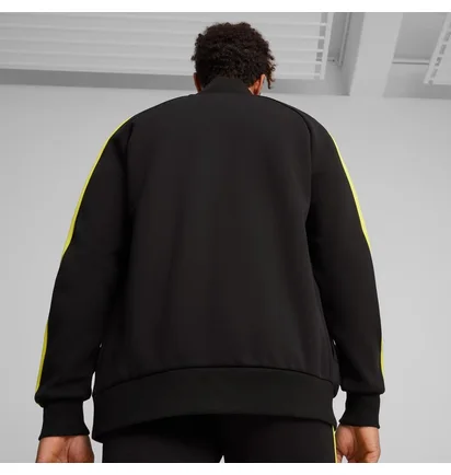 Олимпийка мужская Puma Scuderia Ferrari Race Iconic T7 Motorsport Jacket Black/Yellow 625198-01