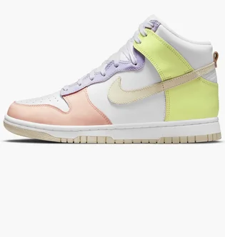 Кросівки жіночі Nike Dunk High White/Yellow Dd1869-108
