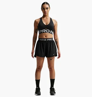 Шорти жіночі Nike Pro WomenS Dri-Fit Mid-Rise Brief-Lined 3 Woven Shorts Black IQ0784-010