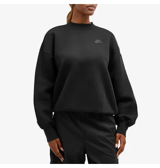 Світшот жіночий Nike W Nsw Tch Flc Os Crew Black FV8041-010