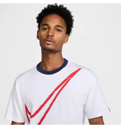 Футболка чоловіча Nike Psg Oversized Swoosh Tee White HQ0770-100