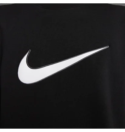 Свитшот мужской Nike M Nsw Sp Flc Crew Bb Black FN0245-010