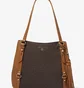 Сумка жіноча Michael Kors Carrie Large Logo Shoulder Bag Brown 30F0G1AE3B-BRN-ACORN-23615