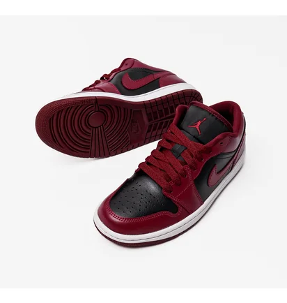 Кросівки жіночі Air Jordan 1 Low Bordo/Black Dc0774-006