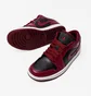 Кросівки жіночі Air Jordan 1 Low Bordo/Black Dc0774-006