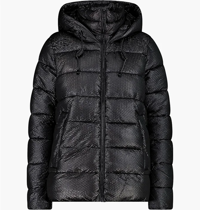 Пуховик жіночий CMP Jacket Fix Hood Black 33K3566-U901