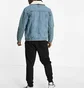 Джинсовка чоловіча Asos Asos Design Denim Jacket With Detachable Borg Collar Blue 109693753