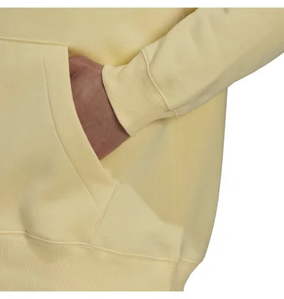 Худи мужское Adidas Essentials Feelvivid Cotton Fleece Drop Shoulder Hoodie Yellow Hk2824