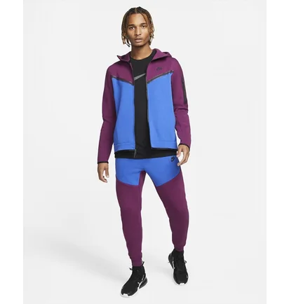 Толстовка чоловіча Nike Sportswear Tech Fleece Blue/Violet CU4489-610