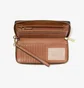 Гаманець жіночий Michael Kors Jet Set Travel Large Logo Continental Wristlet Brown 35F8GTVT3B-BROWN-101445