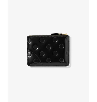 Кошелек женский Comme des Garcons Polka Dots Embossed Black SA8100NE