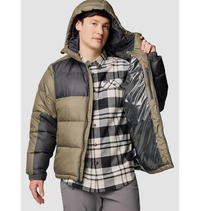 Пуховик мужской Columbia Pike Lake Ii Hooded Green/Black 2050931-399
