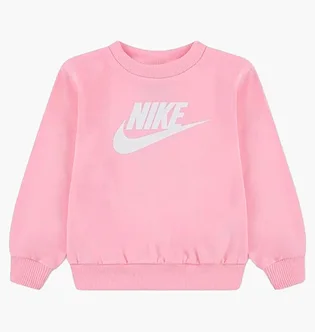 Світшот дитячий Nike French Terry Crew Pink 36L597-A0W