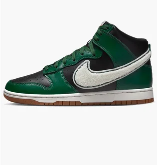 Кроссовки мужские Nike Dunk High Retro Shoes Black/Green Dr8805-001