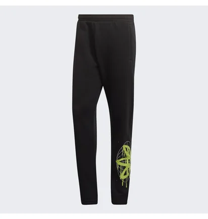 Штаны мужские Adidas Graphics Behind The Trefoil Sweat Black HC7982