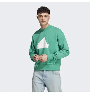 Свитшот мужской Adidas Future Icons Badge Of Sport Crew Sweatshirt Turquoise IC3744